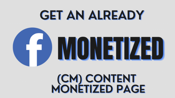 Get an Already Monetized CM Page