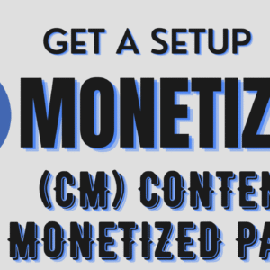 Get a Setup CM FB Page
